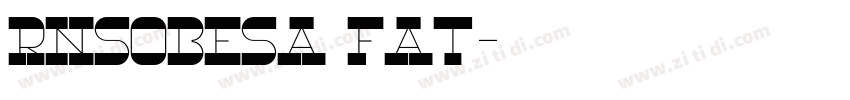 RNSObesa Fat字体转换